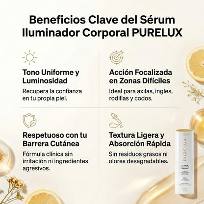 Purelux® el serum iluminador corporal